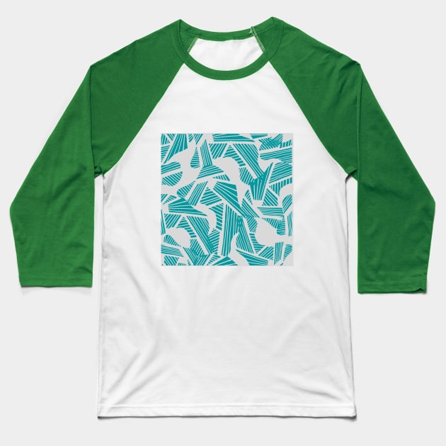 Geometric Forms II Baseball T-Shirt by Bluewave21